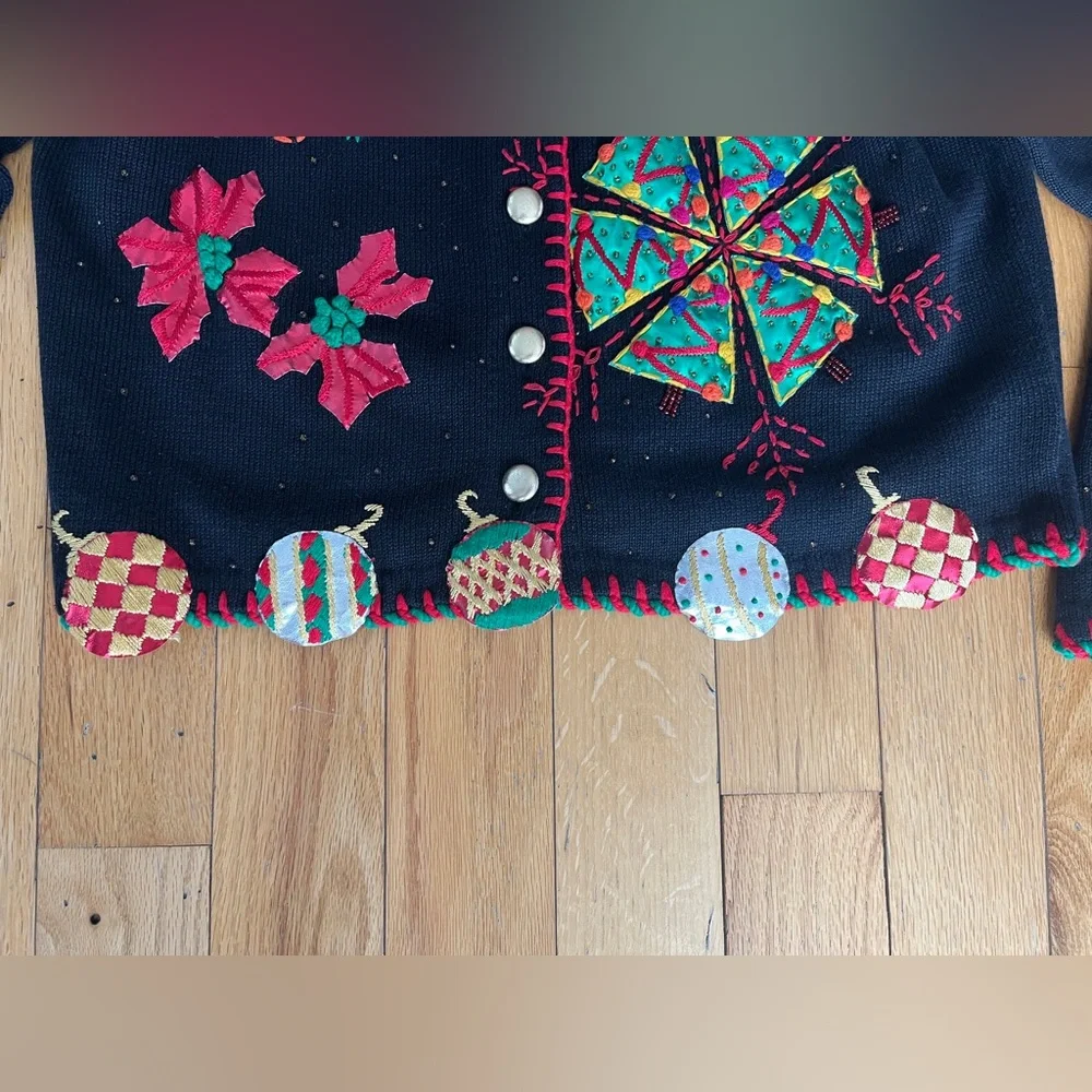 Micheal Simon‎ Sweater Medium Christmas EUC